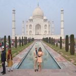 Amazon Founder Jeff Bezos Visits Taj Mahal