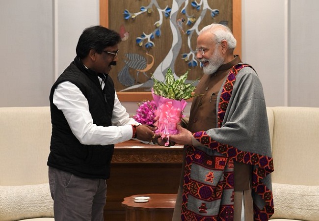 Hemant Soren meet PM Modi