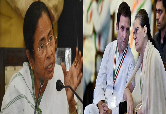 Mamata Banerjee, Sonia Gandhi & Rahul Gandhi