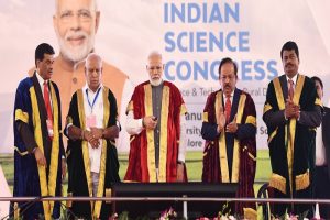 प्रधानमंत्री मोदी ने बेंगलुरू में विज्ञान कांग्रेस का उद्घाटन किया
