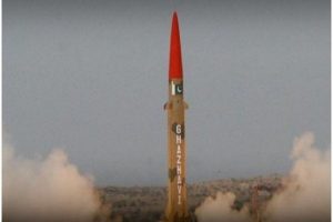 पाकिस्तान ने बैलिस्टिक मिसाइल गजनवी का सफल परीक्षण किया
