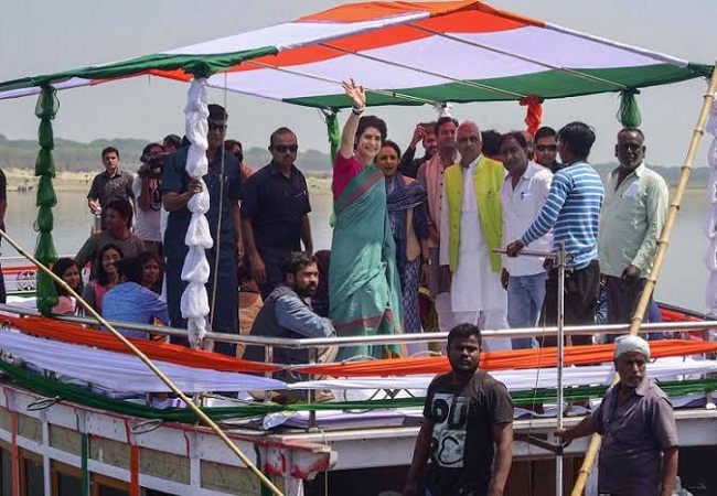 Priyanka Gandhi boat ride