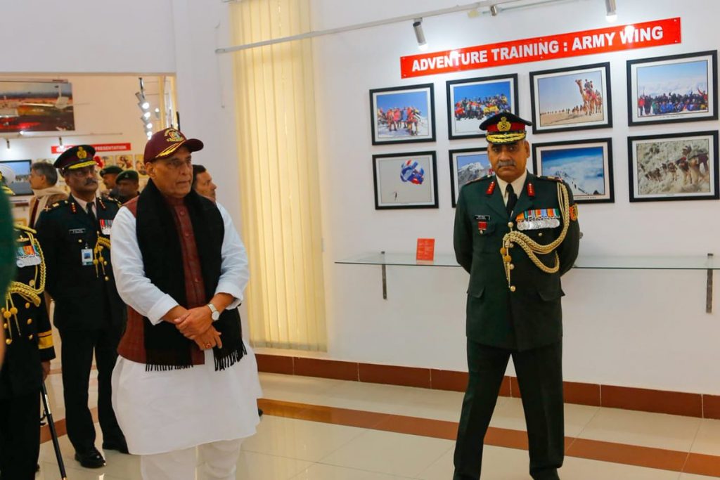 Defence minister Rajnath Singh