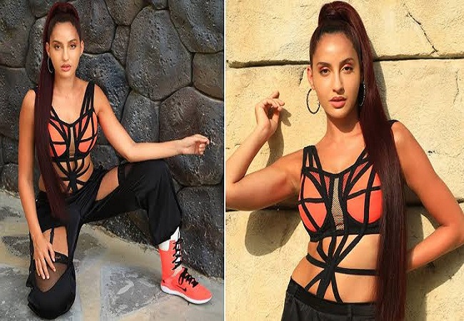 Image result for Nora Fatehi Hairstyle in  Street Dancer 3d