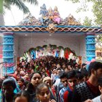 Devotees throng to offer prayers on the occasion of Maha Shivratri festival at Aap Shambhu
