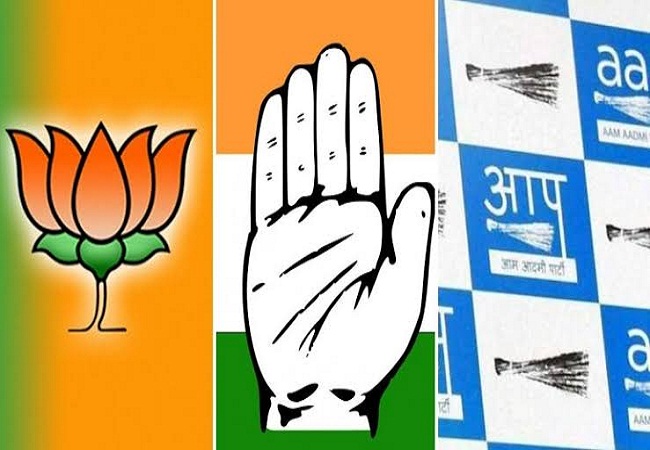 Delhi Election BJP Congress AAP