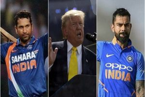 भारतीय क्रिकेटरों को लेकर दिल खोलकर बोले डोनाल्ड ट्रंप