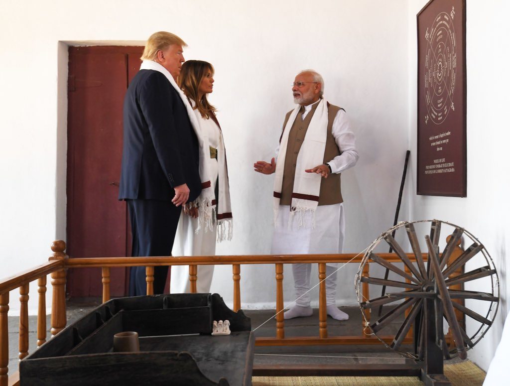 US President Donald Trump and Narendra Modi