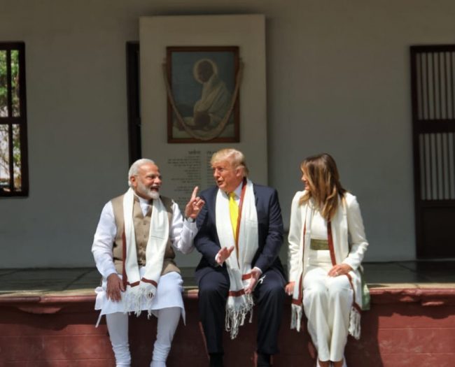 US President Donald Trump and Narendra Modi