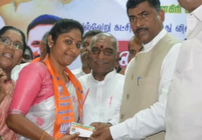 Veerappan Daughter BJP