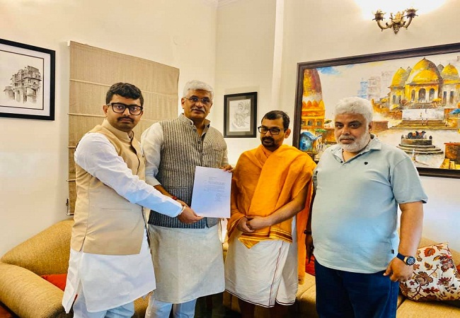 Rohit Kumar Singh meet Gajendra Singh Shekhawat