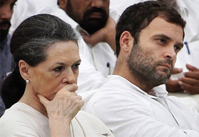 rahul gandhi sonia gandhi sad