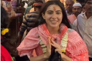 काशी के मंदिर में सारा की रिपोर्टिंग वाले वीडियो पर बवाल, संतों ने उठाए सवाल