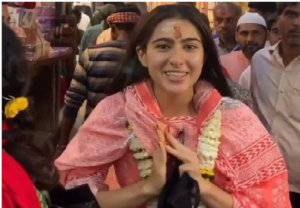 काशी के मंदिर में सारा की रिपोर्टिंग वाले वीडियो पर बवाल, संतों ने उठाए सवाल