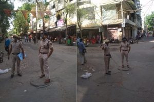 लॉकडाउन के बीच बाजारों में सोशल डिस्टेंसिंग को लेकर दिल्ली पुलिस का अनोखा प्रयास