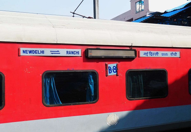Ranchi New Delhi Rajdhani Train