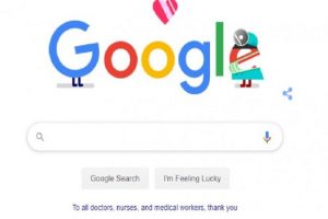 गूगल ने स्वास्थ्य कर्मियों के लिए बनाया डूडल, कोरोना से लड़ रहे योद्धाओं का किया शुक्रिया