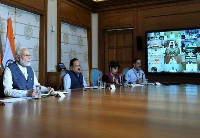 pm Modi meeting with cms