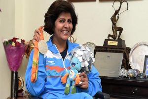 देश की पहली महिला पैरा एथलीट दीपा मलिक जिनको मिला खेल रत्न, उन्होंने लिया संन्सास बनेंगी पैरालम्पिक कमेटी की अध्यक्ष