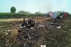 हादसा: पंजाब में वायुसेना का लड़ाकू विमान मिग-29 क्रैश, पायलट गंभीर