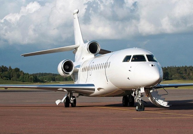 chartered flight