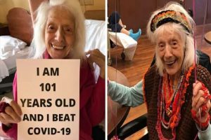 इस महिला की उम्र है 101 साल, फ्लू और कैंसर के बाद अब कोरोनावायरस को भी दी मात