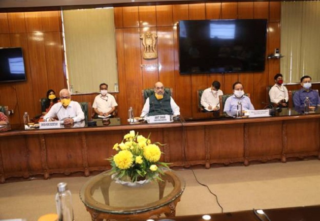 Amit Shah Review Covid 19 Situation in delhi