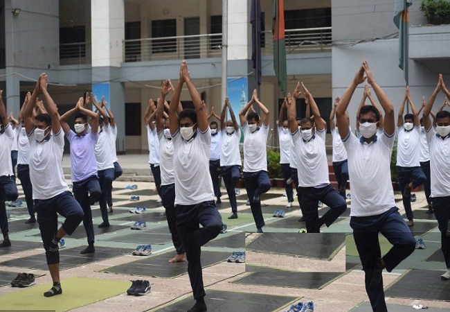 Bangladesh Police yoga