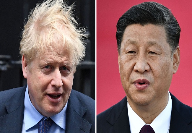 Boris johnson And Xi jinping