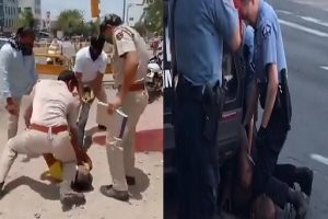 जोधपुर में भी जॉर्ज फ्लॉयड जैसी घटना : पुलिस ने मास्क न पहनने पर व्यक्ति की गर्दन दबा दी