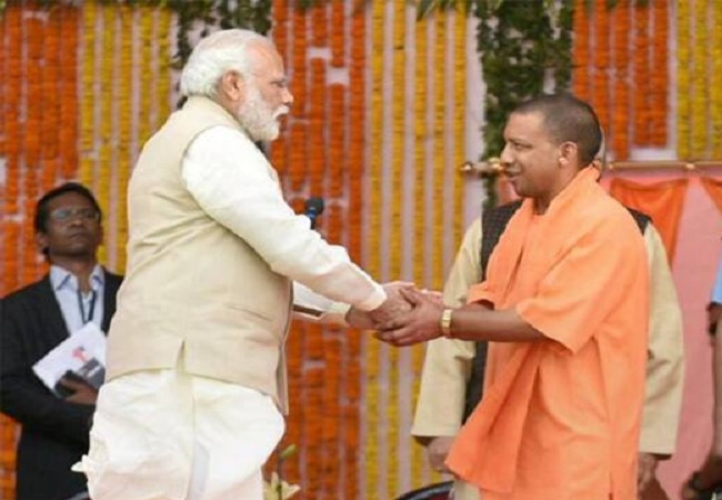 PM Narendra Modi And CM Yogi Adityanath