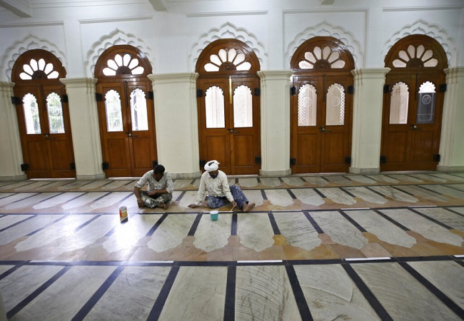 mosque sanitized