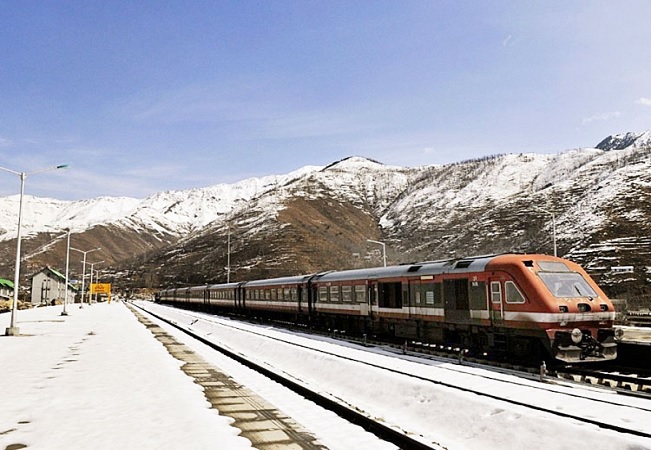 India China border railway station