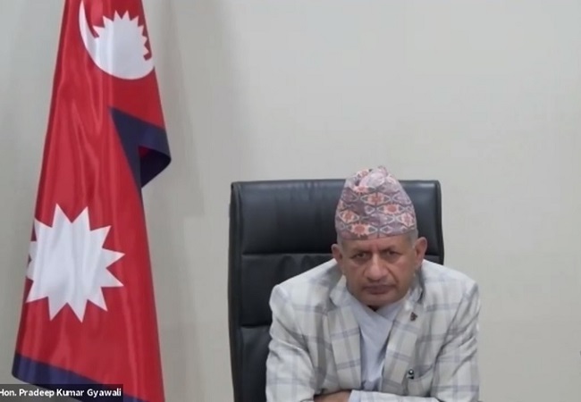 Nepal Foreign Affairs Minister Pradeep Gyawali