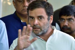 बिहार : कांग्रेस नेताओं से संवाद में बोले राहुल गांधी, आगे बड़ा तूफान आने वाला है