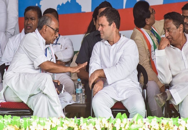 Rahul Gandhi and Digvijay