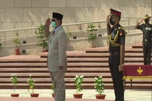 इंडोनेशिया के रक्षा मंत्री तीन दिवसीय भारत यात्रा पर, नेशनल वॉर मेमोरियल पर श्रद्धांजलि की अर्पित