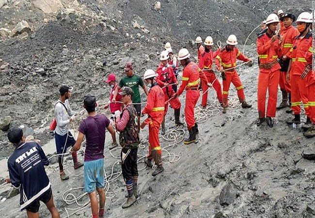 landslide at a jade mine in northern Myanmar3