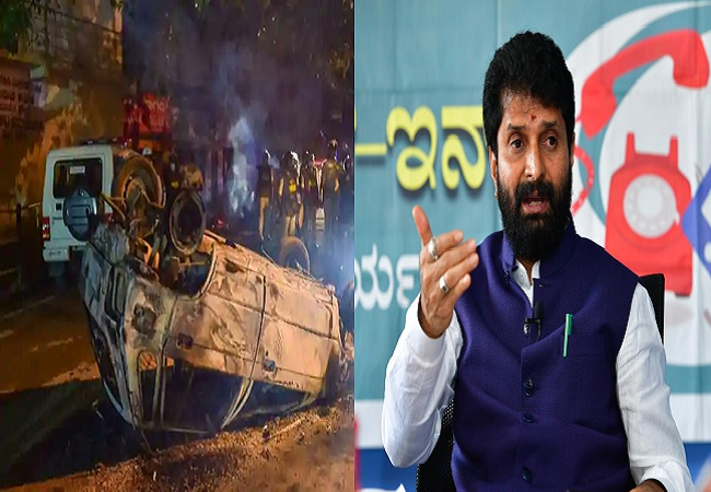 योगी की राह पर चली कर्नाटक सरकार, बेंगलुरु हिंसा में कर रही आरोपियों की पहचान, नुकसान की भरपाई उनसे होगी