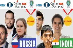 शतरंज : ऑनलाइन ओलम्पियाड में रूस के साथ संयुक्त चैम्पियन बना भारत
