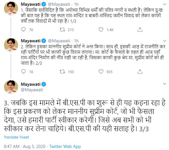 Mayawati Ram Mandir