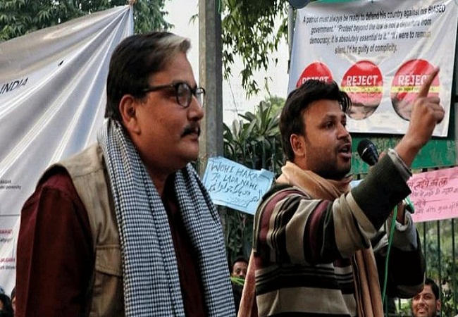 Miran Haider RJD youth wing leader Delhi violance