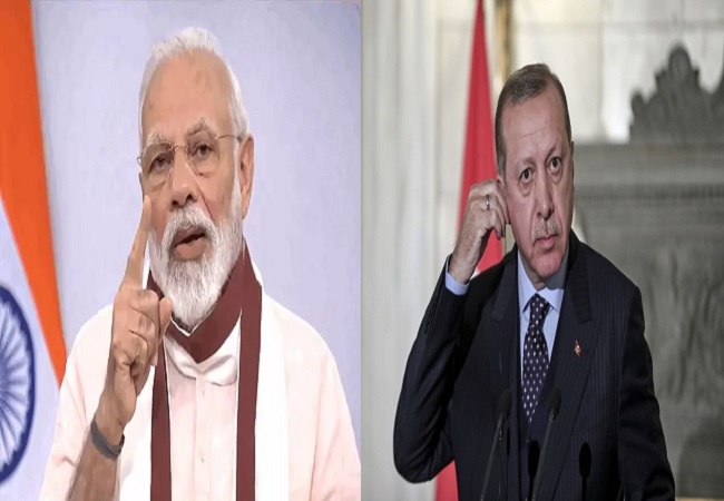 PM Modi and Recep Tayyip Erdogan