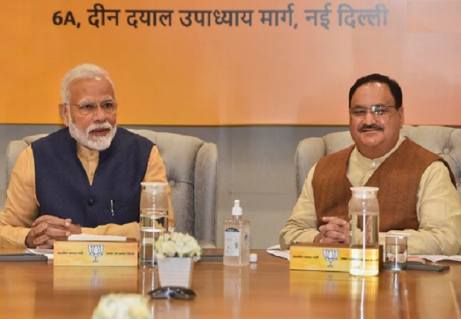 PM Narendra Modi And JP Nadda