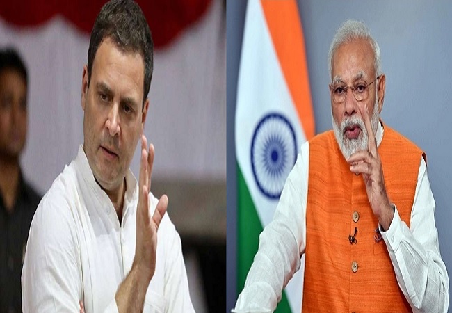 Rahul Gandhi and Narendra Modi