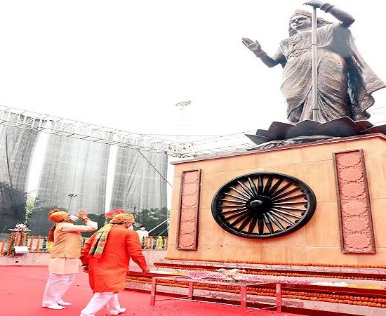 Shivraj Singh Bharat Mata Statue