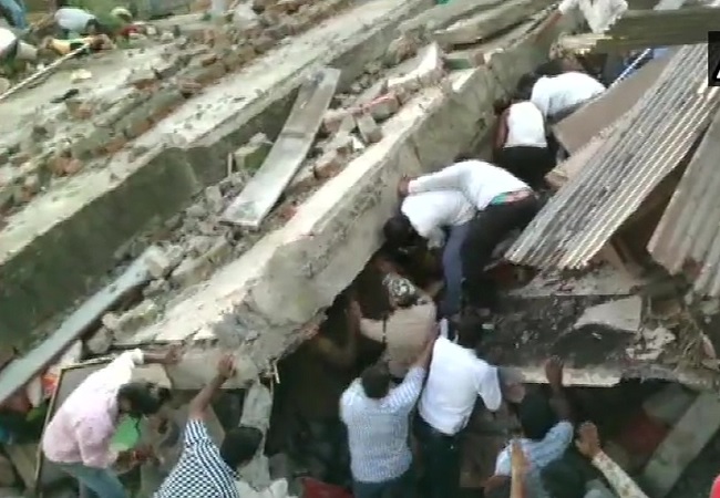 building collapses in Dewas