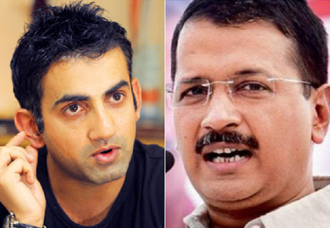 दिल्ली में बारिश से कई इलाकों में भरा पानी, गौतम गंभीर ने केजरीवाल पर साधा निशाना