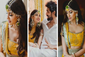 शादी से पहले देखिये राणा दग्गुबाती और मिहिका बजाज की हल्दी की तस्वीरें…