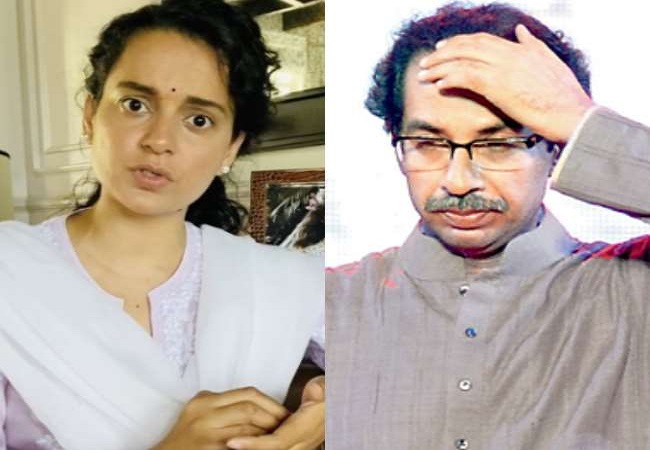 Kangna ranaut And Uddhav Thackeray